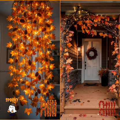 SpookySnag Faux Maple Leaves